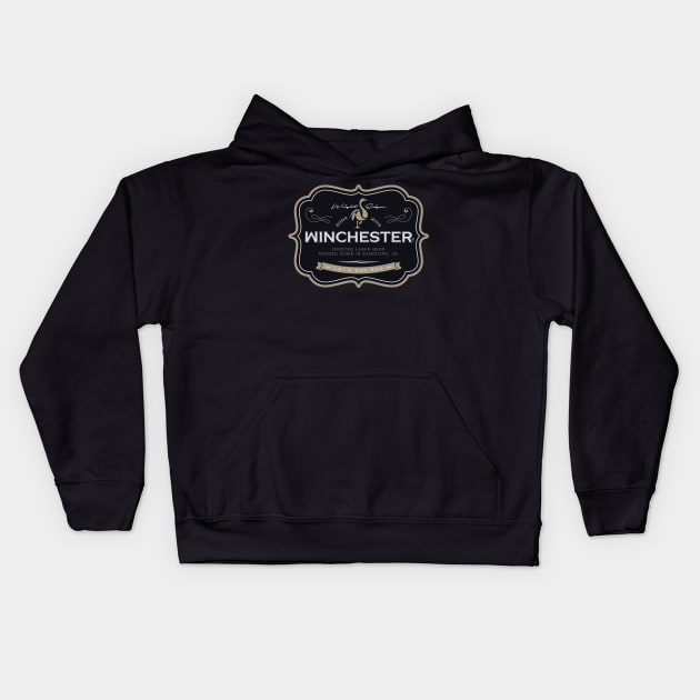 Winchester, Cold Pint, Wait Kids Hoodie by monsieurgordon